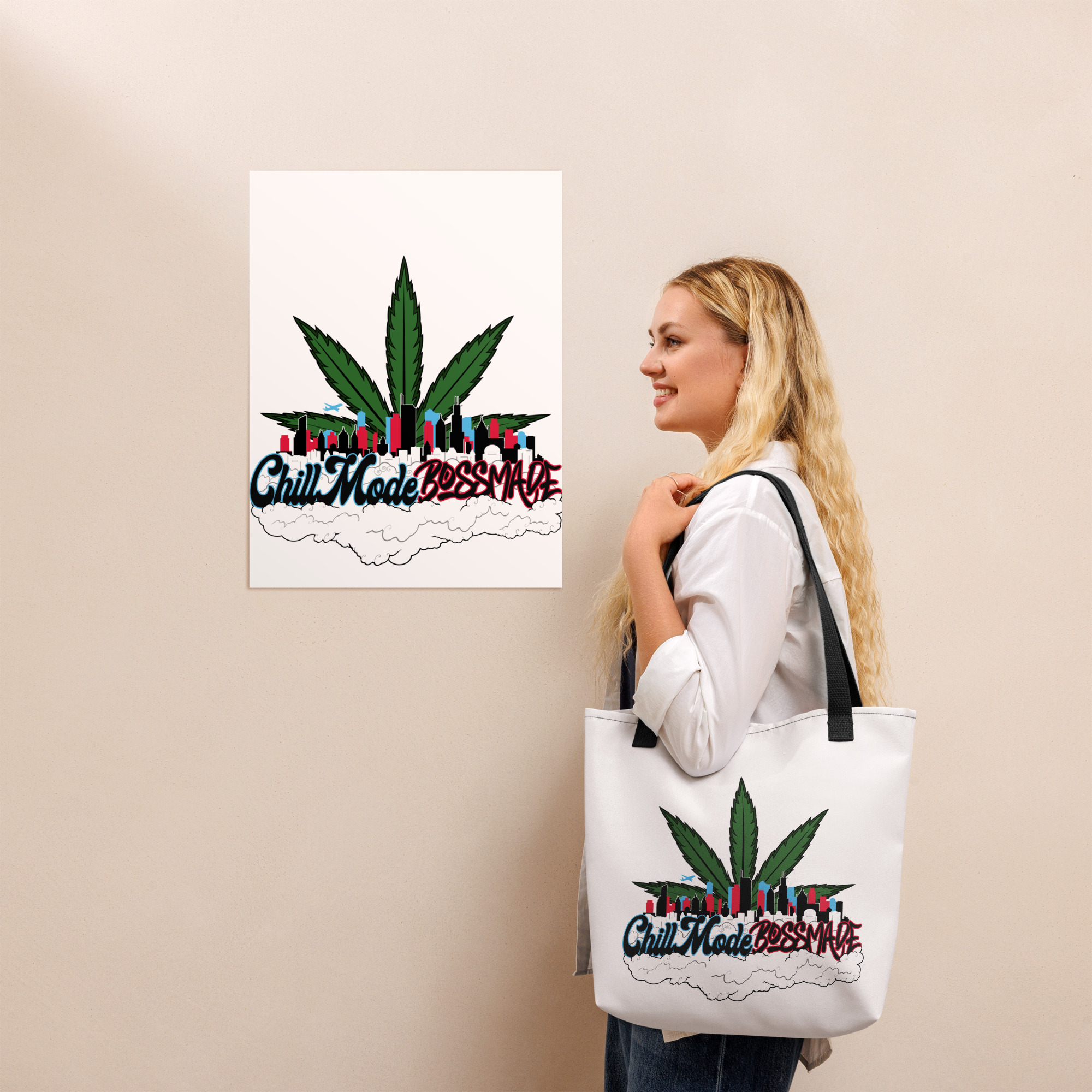 ChillMode BossMade Tote bag - Image 2