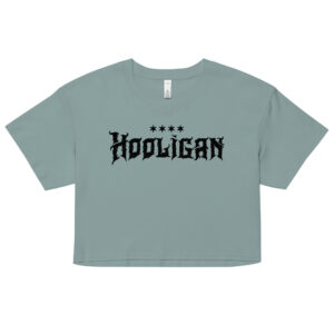 Hooligan Women’s crop top M.O.P on back