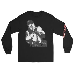 Moppy with Devilish on sleeve and ChiStars on back unisex Long Sleeve Shirt