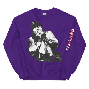 Moppy Devilish on sleeve ChiStars on back Unisex Sweatshirt