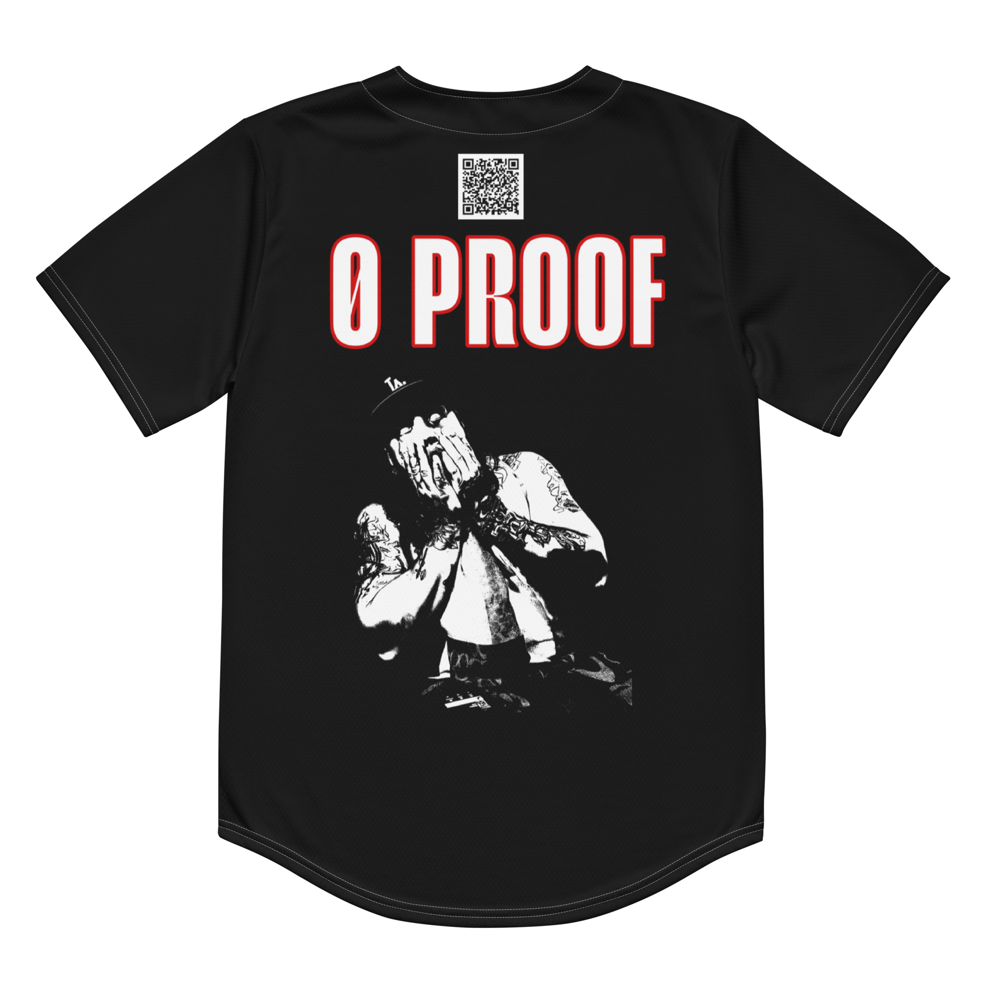Sober Livin 0 proof moppy baseball jersey - Image 9