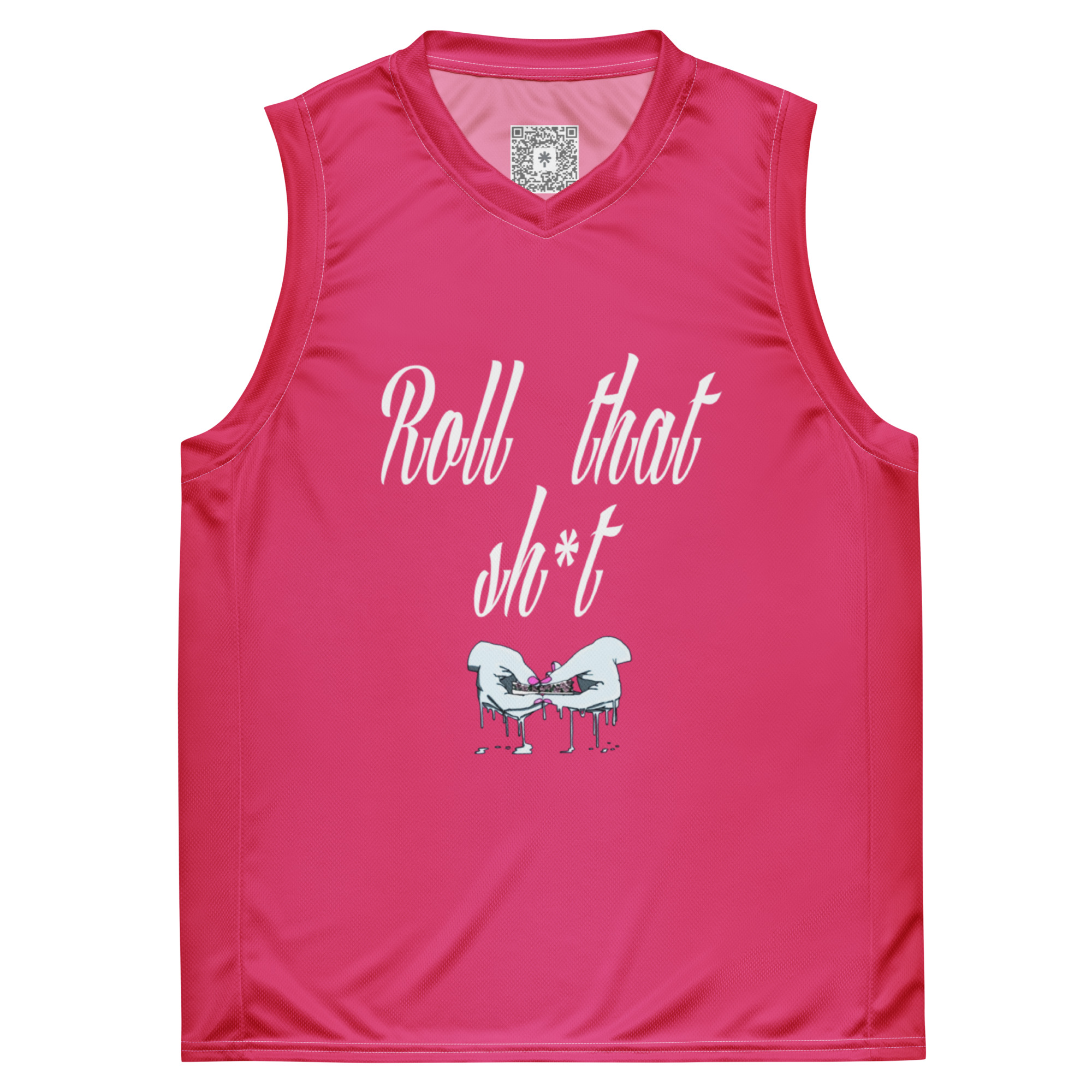 Roll that S**T 420 womens basketball jersey - Image 4